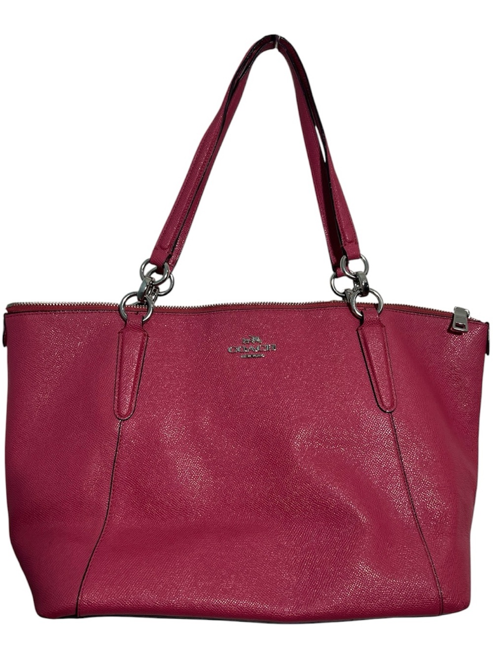 Coach Vintage Pink Leather Shoulder Bag